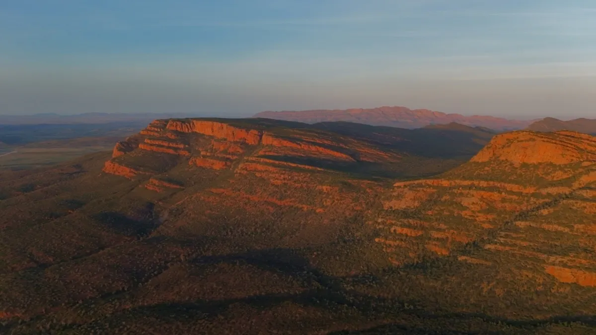 Photo of mountains from drone height | Skylum Blog