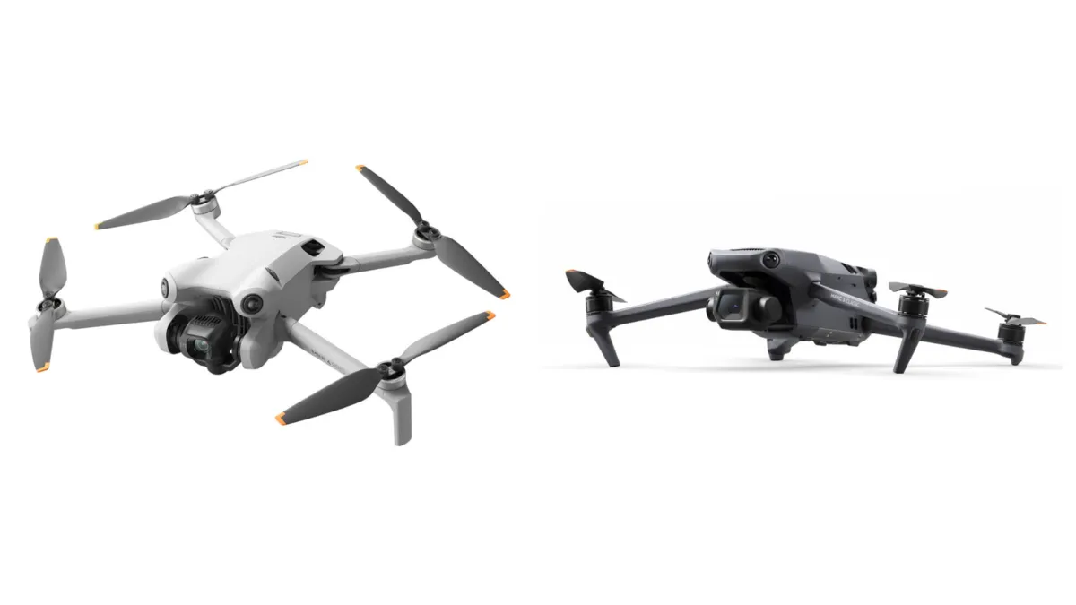 DJI Mini 4 Pro and DJI Mavic 3  | Skylum Blog