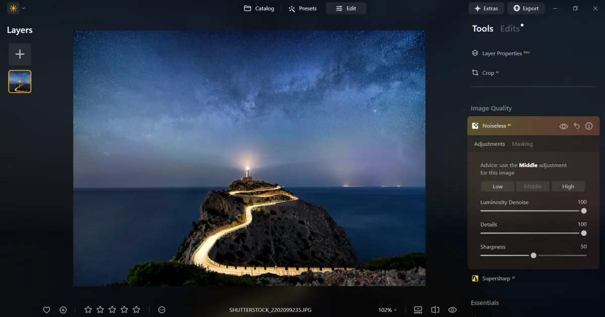 Result of Noise Removal in Photos in Luminar Neo | Skylum Blog