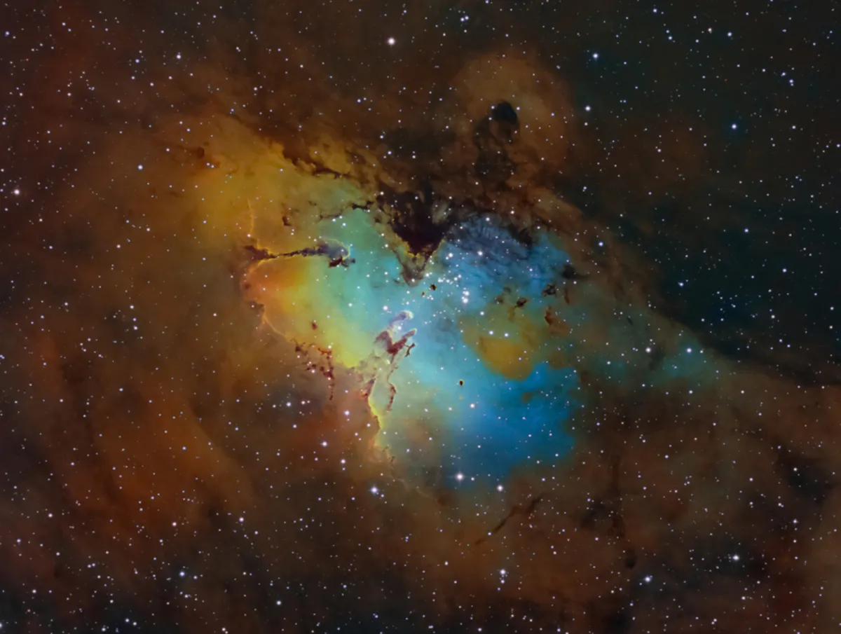Eagle Nebula with Pillars Of Creation | Skylum Blog