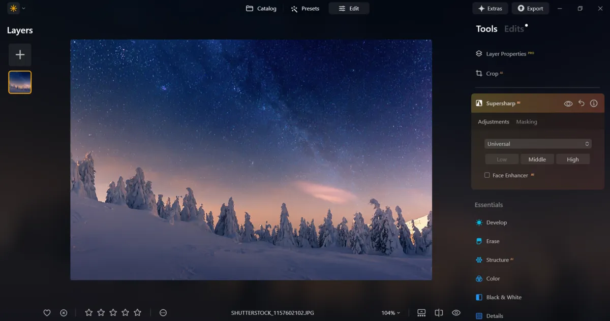 Supersharp AI in Luminar Neo | Skylum Blog