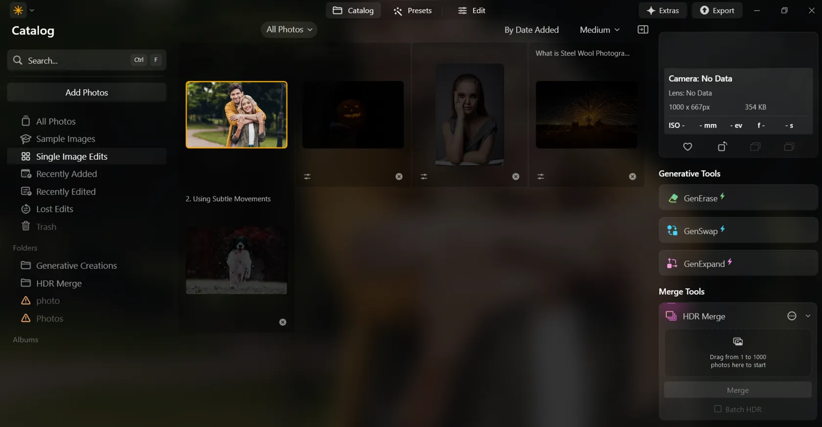 Catalog in Luminar Neo | Skylum Blog