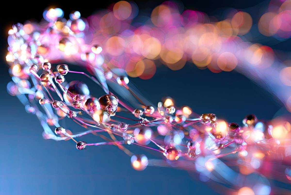 Macro photo of water on twigs | Skylum Blog