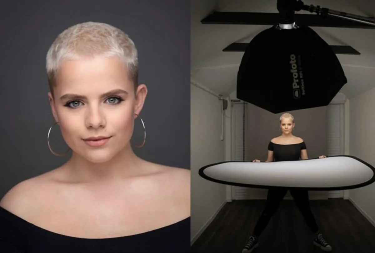 Clamshell Lighting example | Skylum Blog