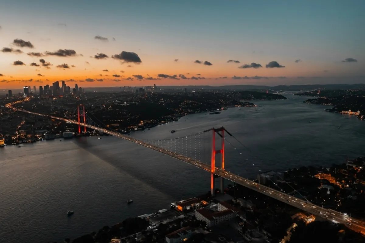 Drone photography of the city at night | Skylum Blog