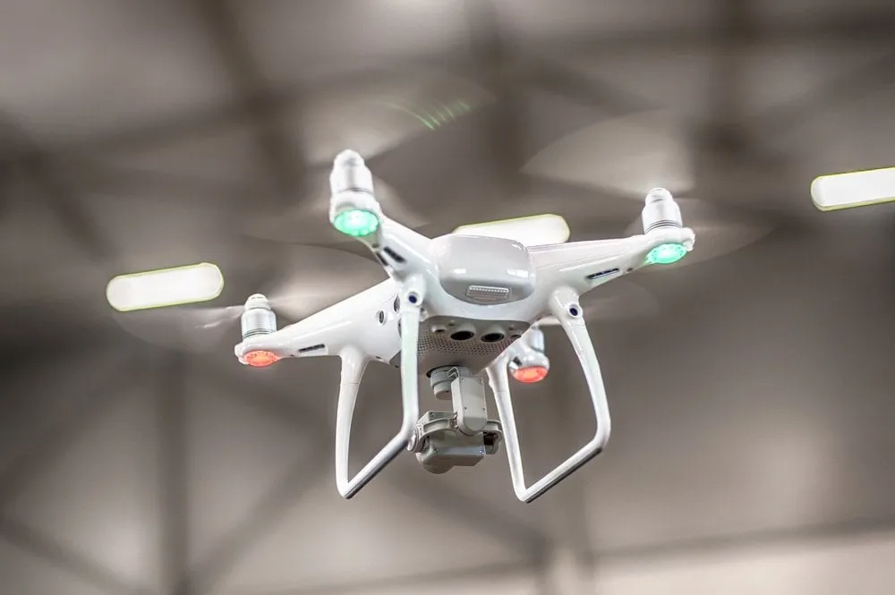 White GPS drone | Skylum Blog