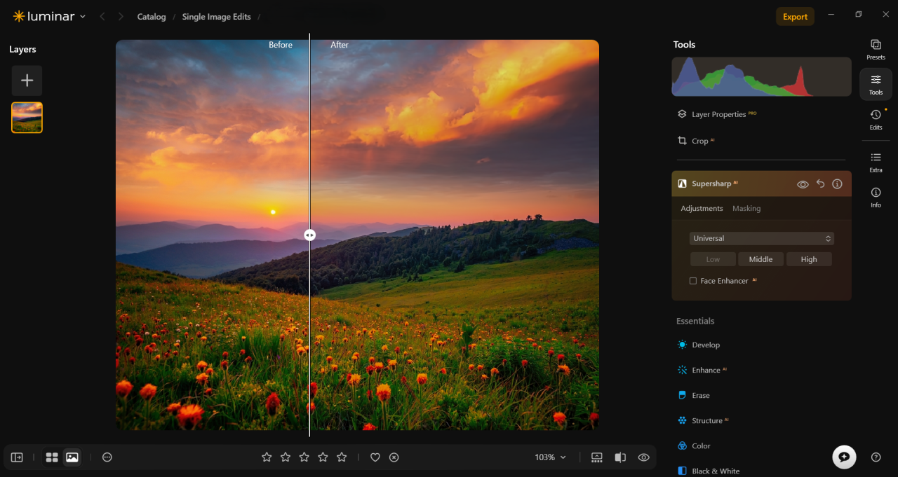 Luminar's Supersharp AI