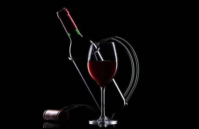 Still life with wine glass and pitcher