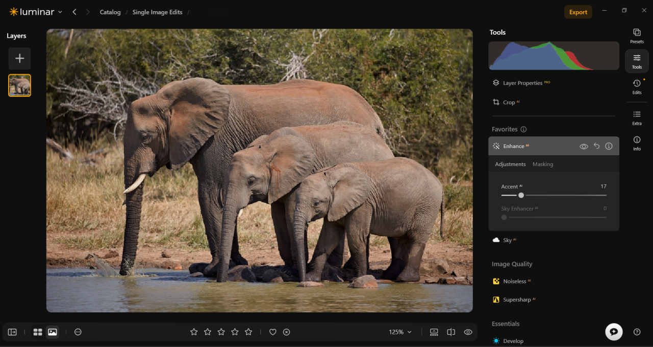 Enhance AI in Luminar