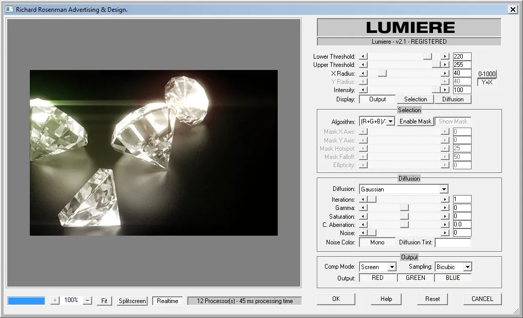 Photoshop filters and plugins by Lumiere