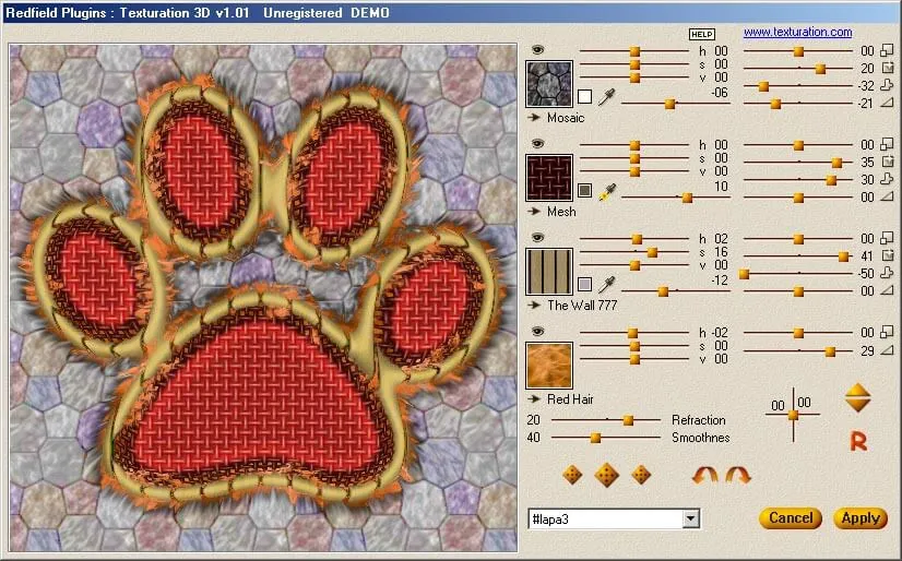 Photoshop filters and plugins by Texturation 3D