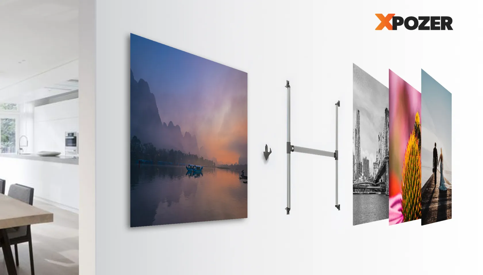 xpozer frame and prints