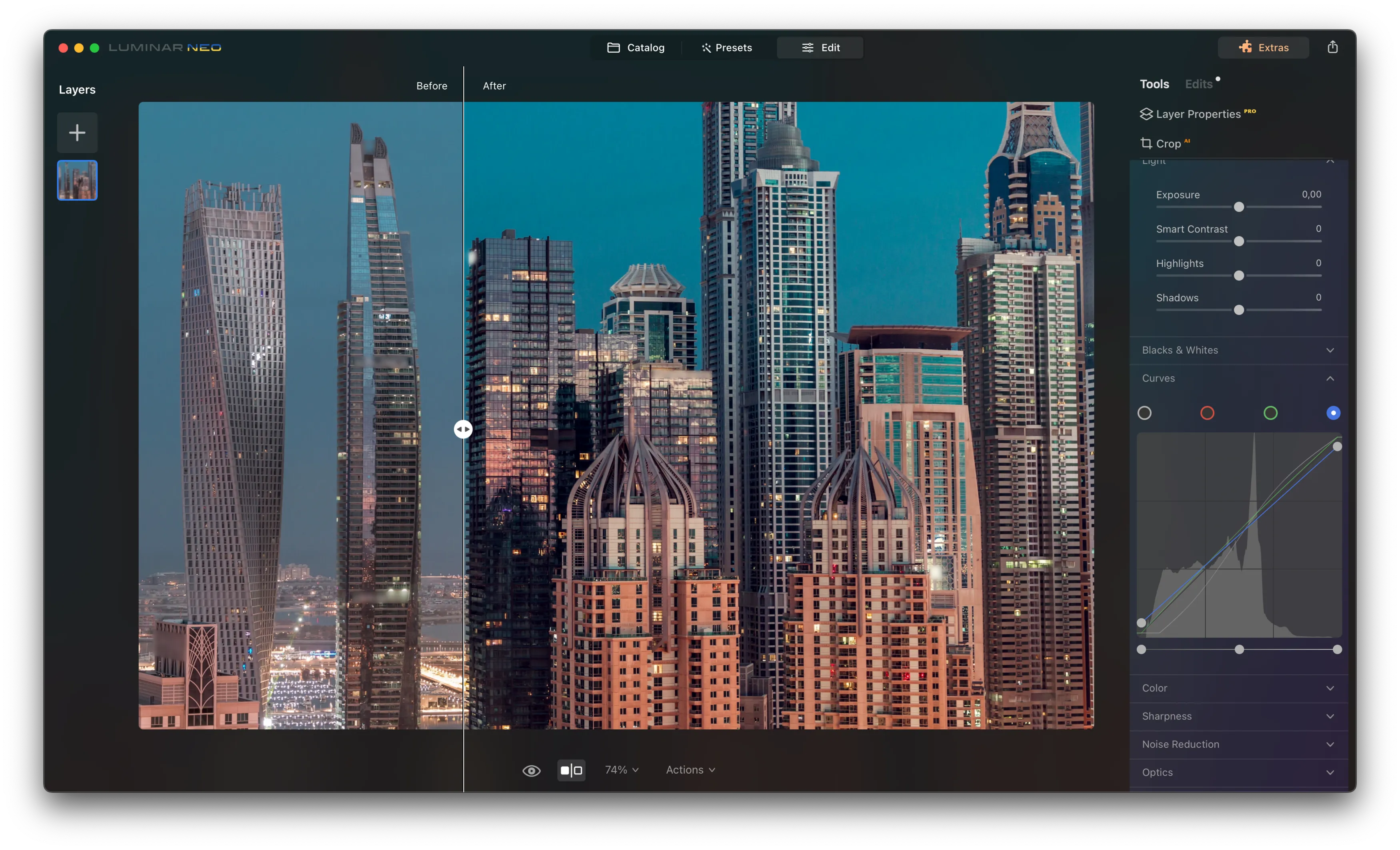 Example of Photo Editing in Luminar Neo | Skylum Blog