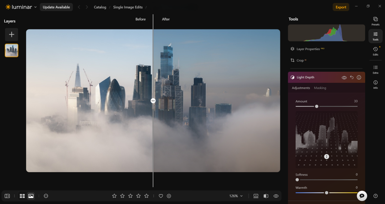 Editing Cityscape Photos in Luminar