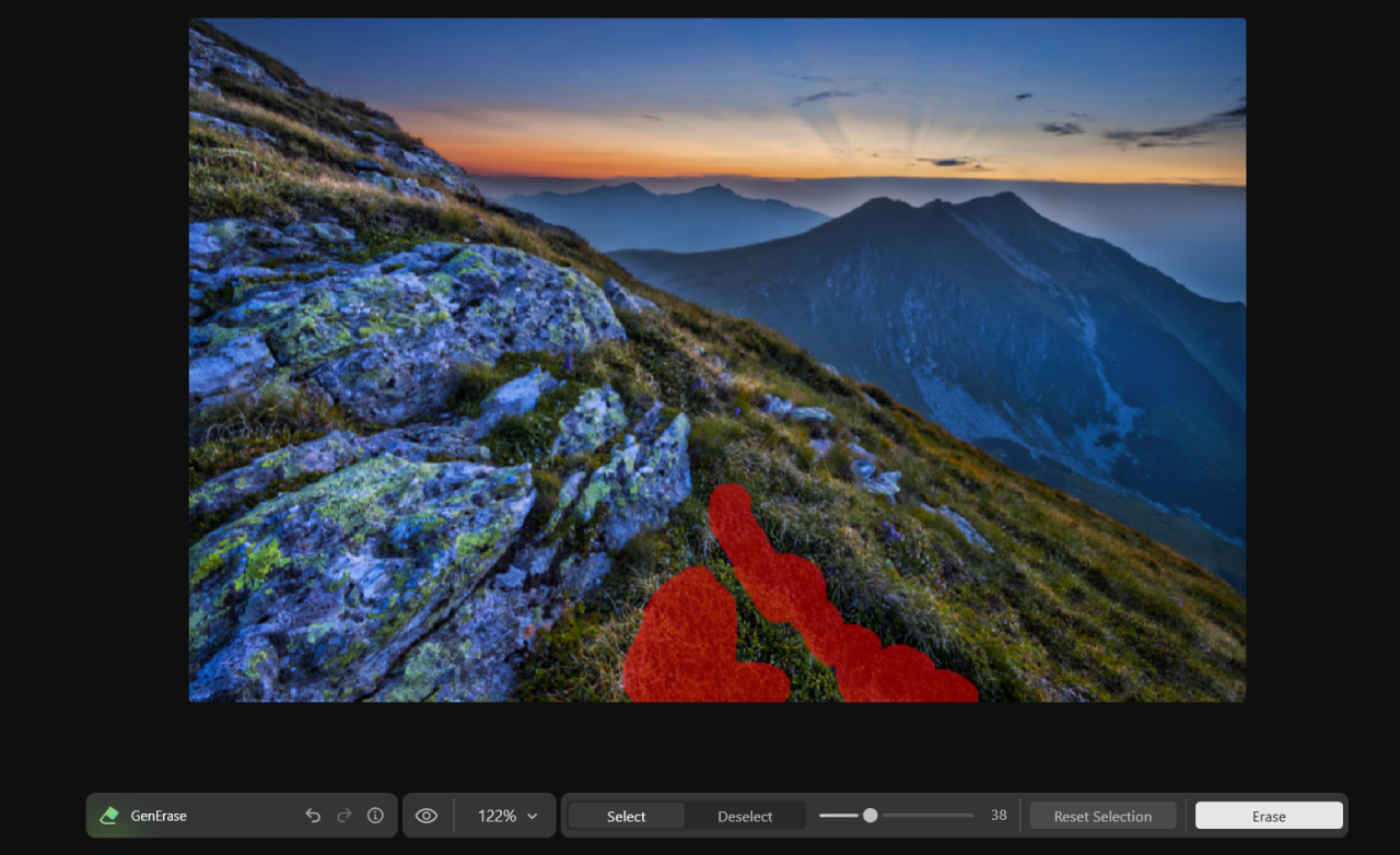 GenErase in Luminar