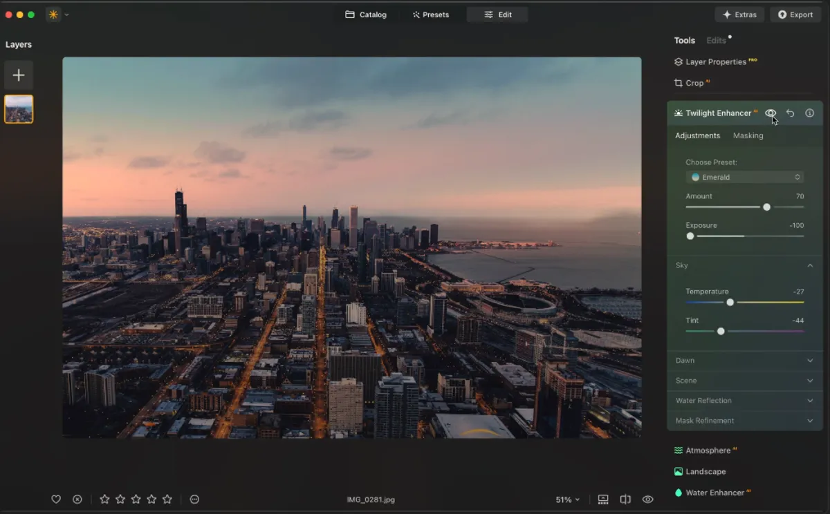 Editing a Sunset in Luminar Neo | Skylum Blog