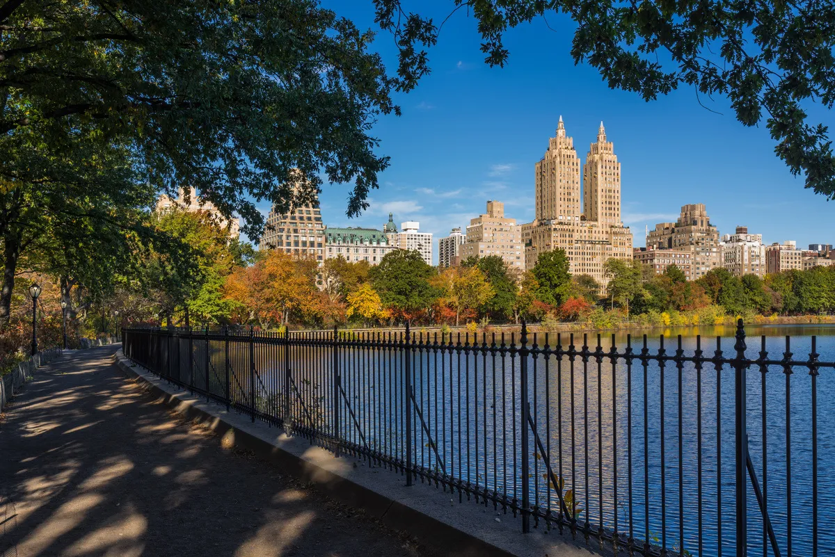 The Jacqueline Kennedy Onassis Reservoir in Central Park