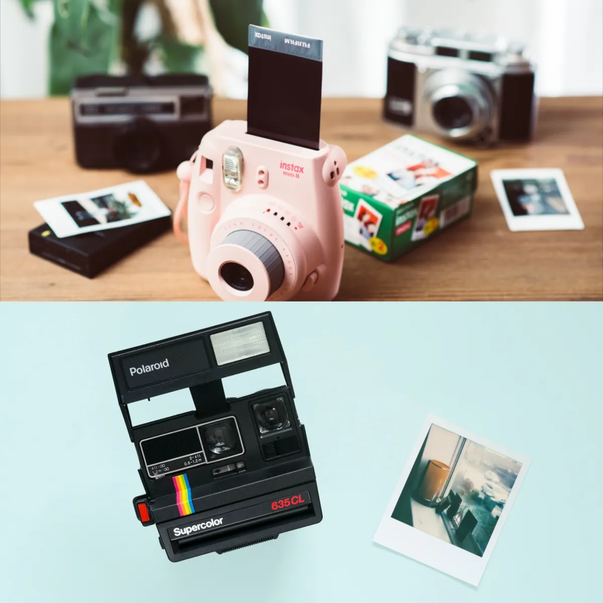 Two types of films for instant cameras | Skylum Blog
