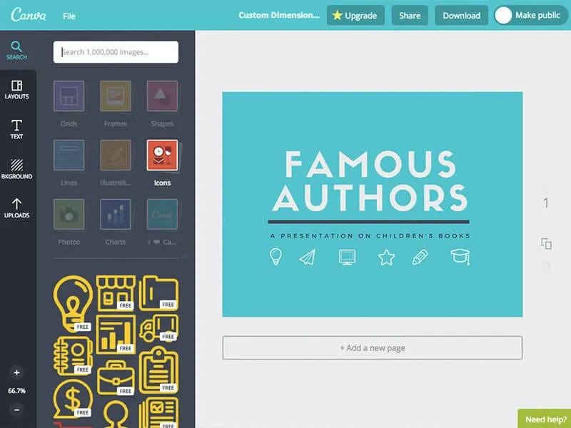 Canva (30 days to try) - best simple photo editing software