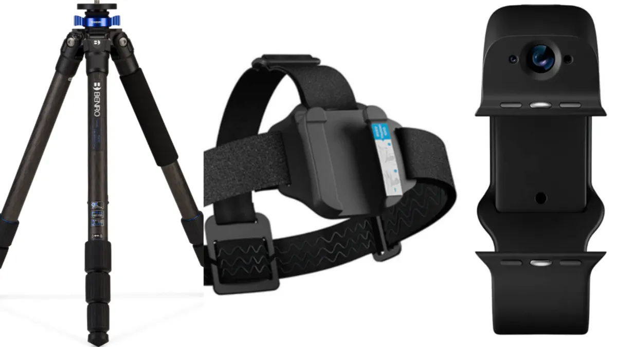 Benro Mach3 II Series Telesin head mount Wristcam | Skylum Blog