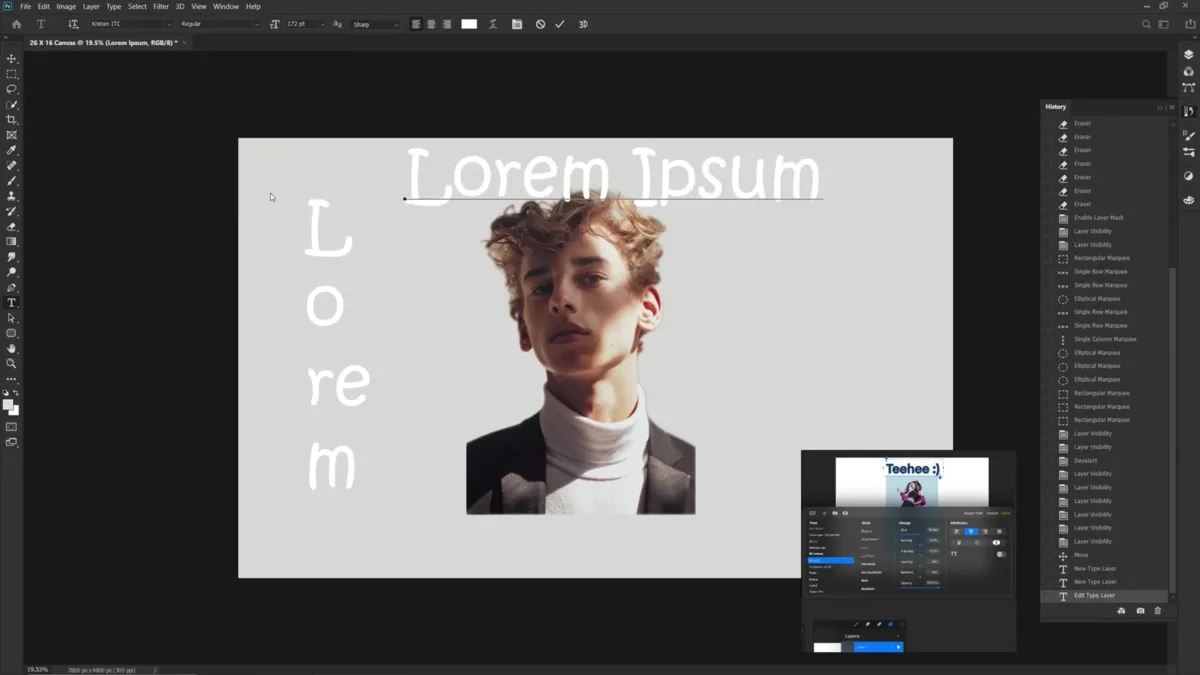 Text and Graphic in Photoshop | Skylum Blog