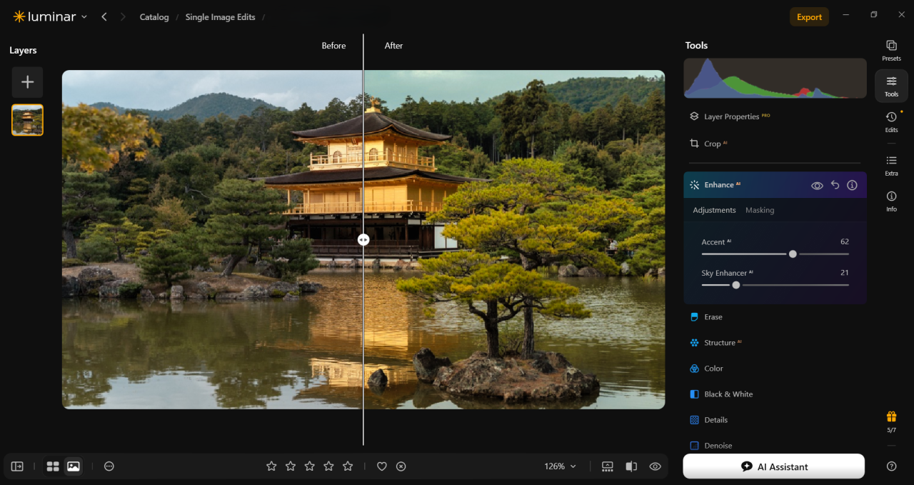 Enhance AI in Luminar