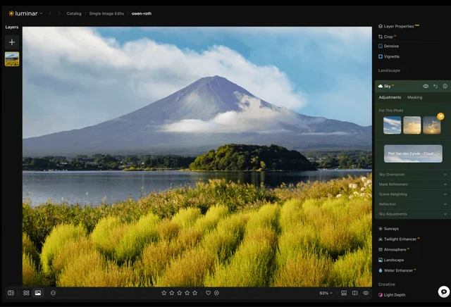 Photos in Luminar