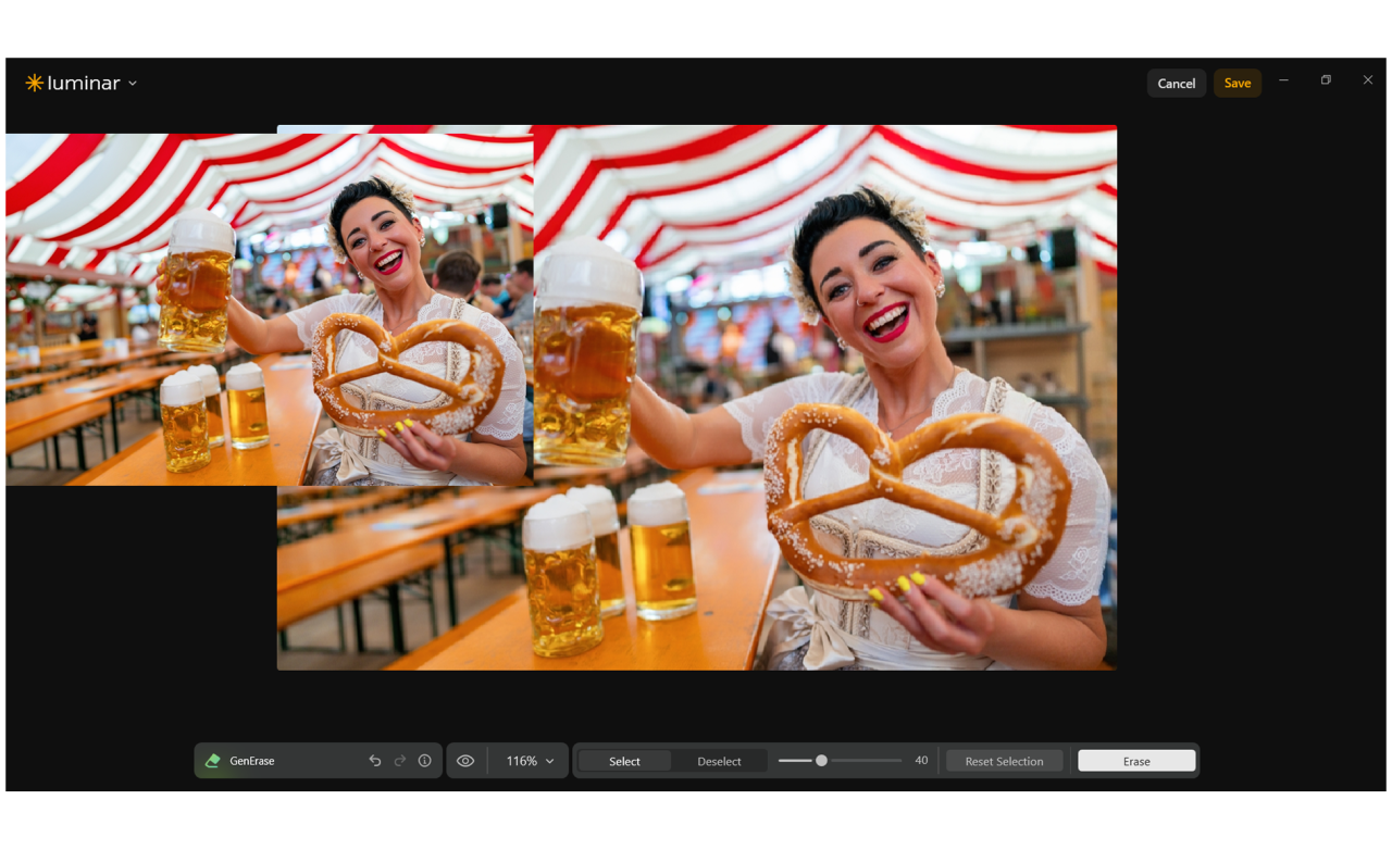 GenErase in Luminar