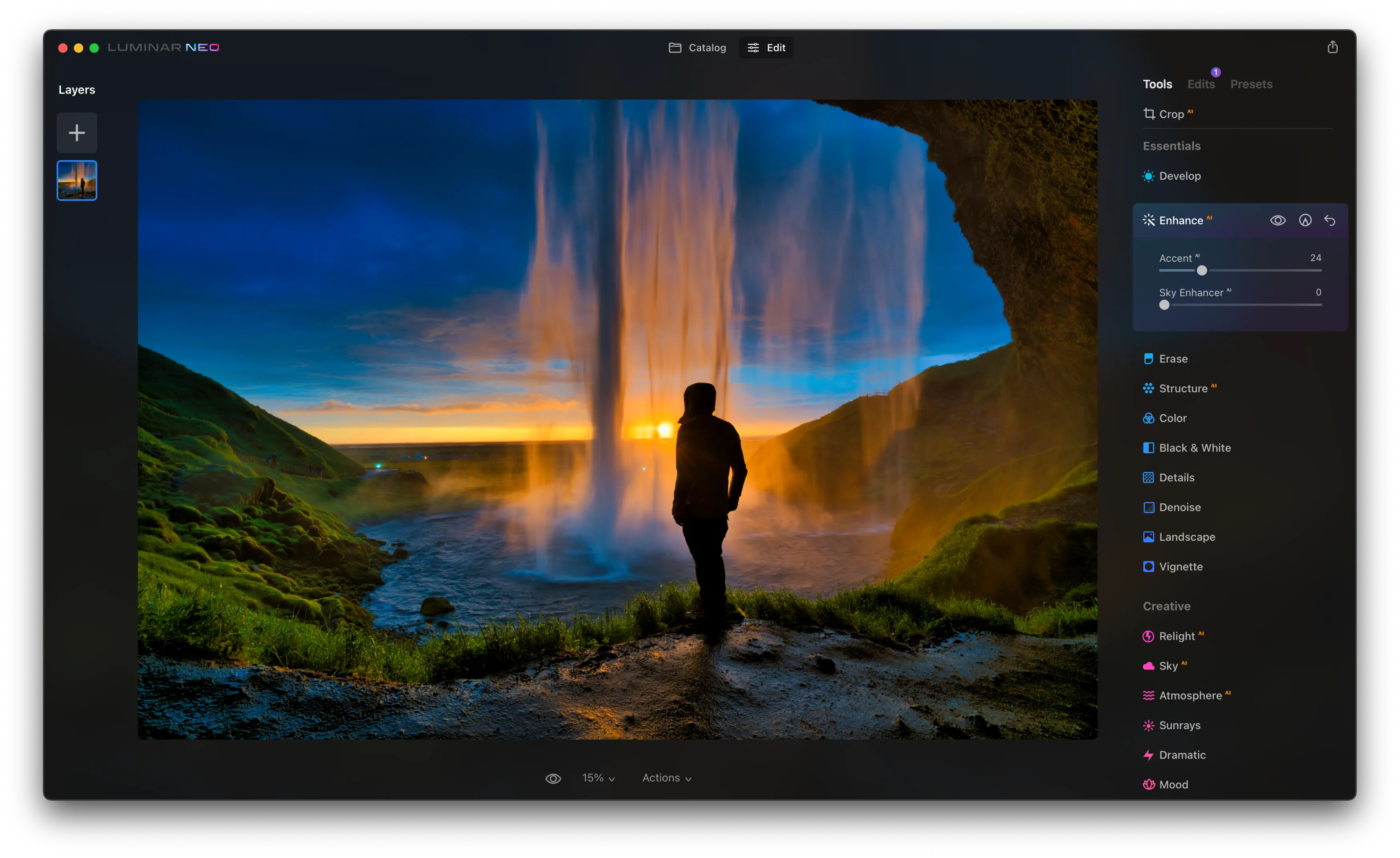 Luminar Neo - best free photoshop alternative