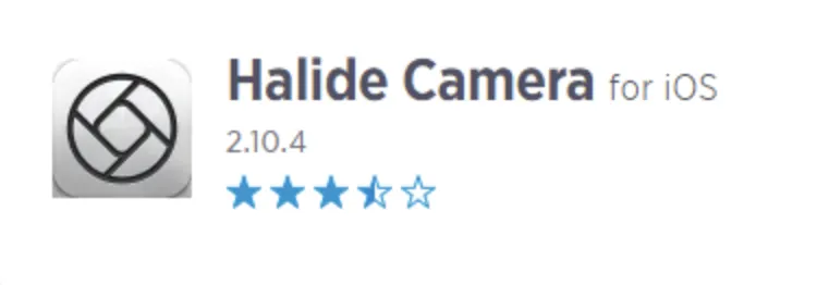 Hallide Camera App para fotografiar el cielo nocturno con iPhone