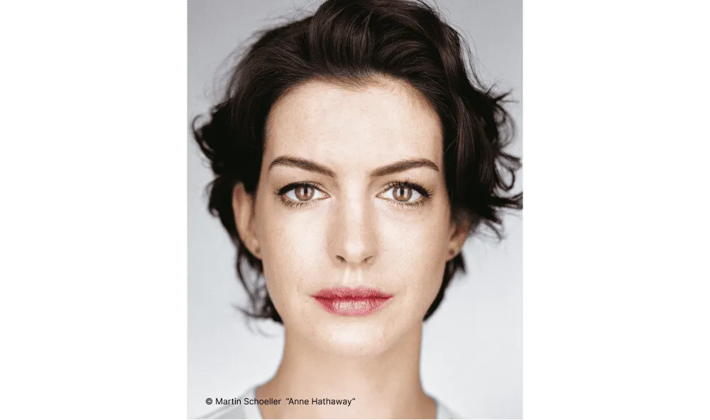 High-Contrast Photo of Anne Hathaway by Martin Schoeller | Skylum Blog