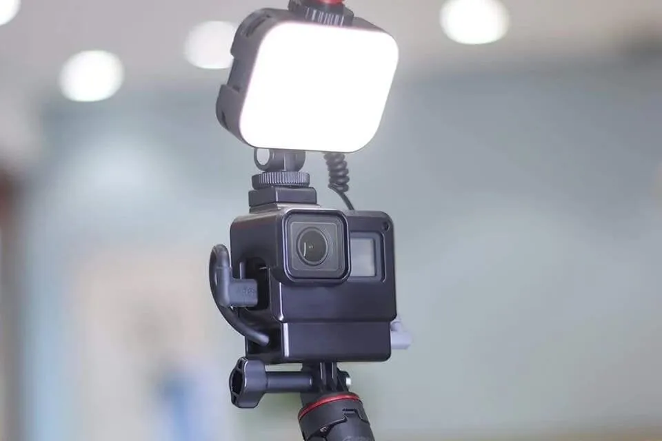 Photo of an Action Camera with Flash | Skylum Blog