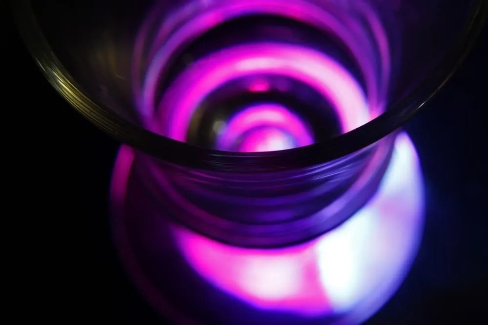 Glass Vase Illuminated by Pink Neon Light | Skylum Blog