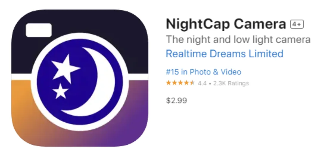Editing Night Sky photos on iPhone