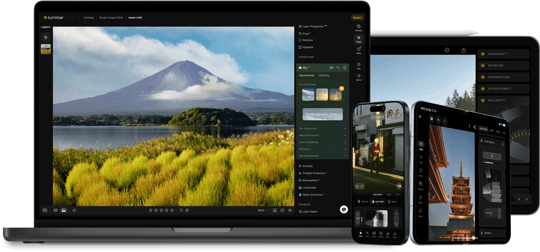 Editing Photos in Luminar