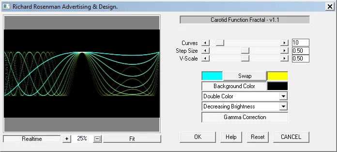 Photoshop filters and plugins by Carotid Function Fractal