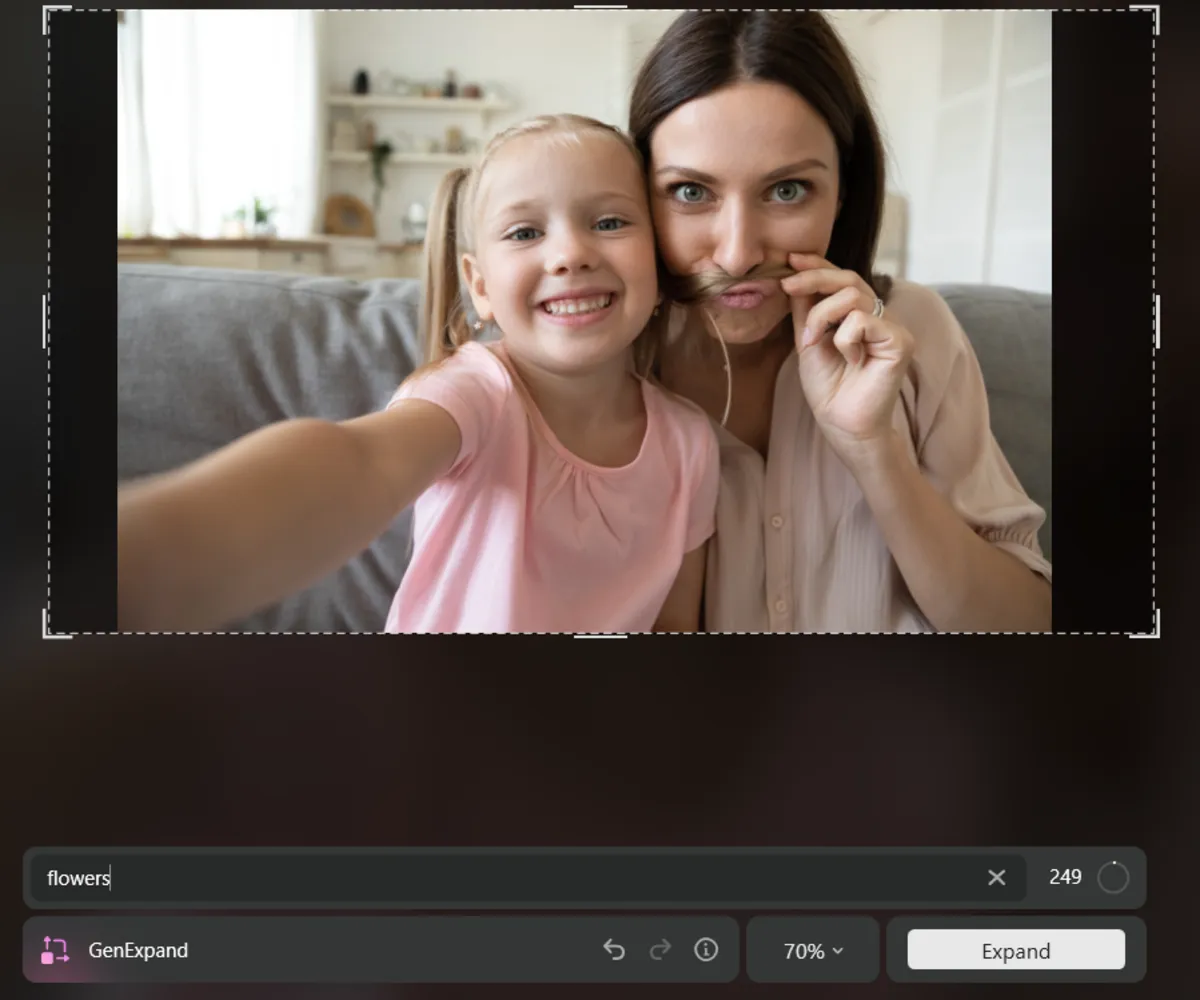 GenExpand in Luminar Neo before | Skylum Blog