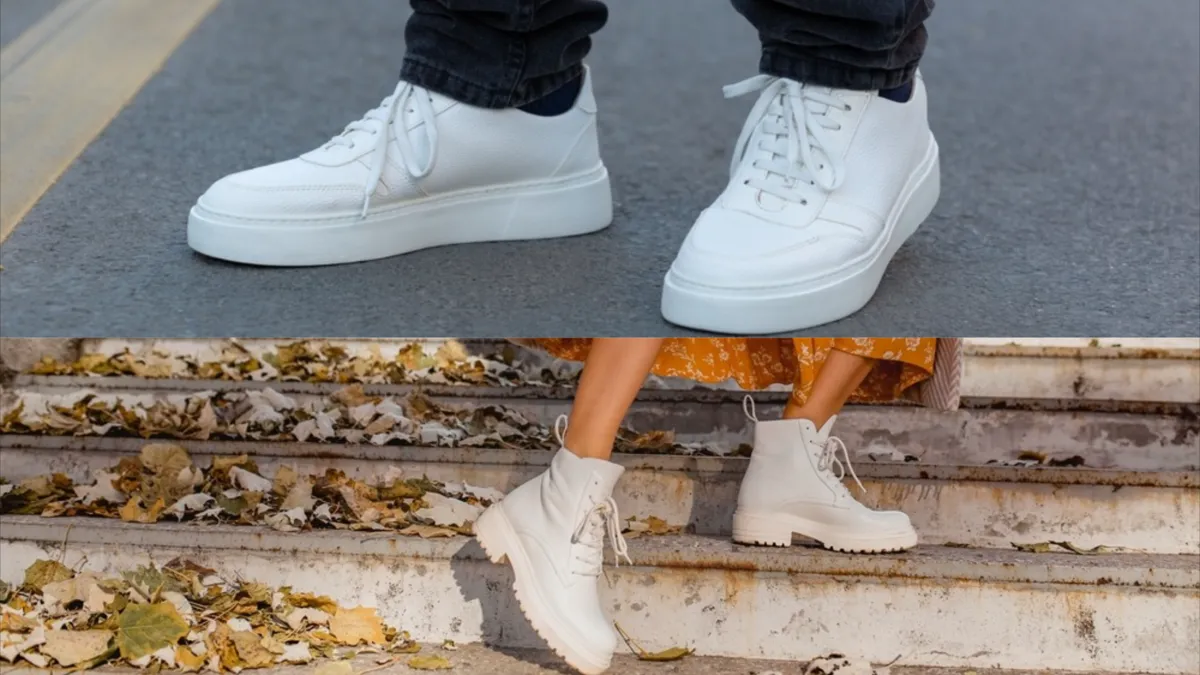 Men's White Sneakers and Women's Boots | Skylum How-to