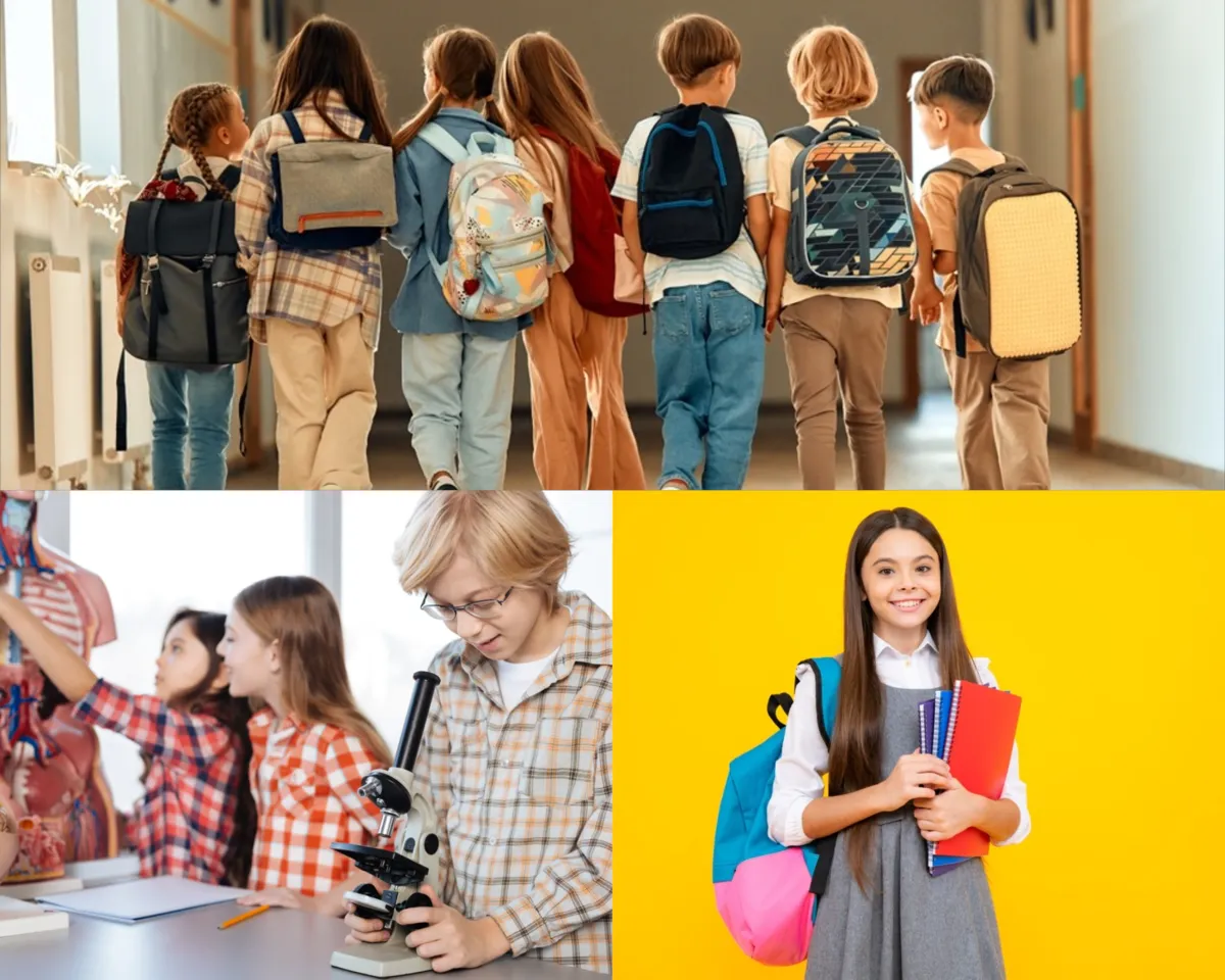 Photo collage with schoolchildren | Skylum Blog