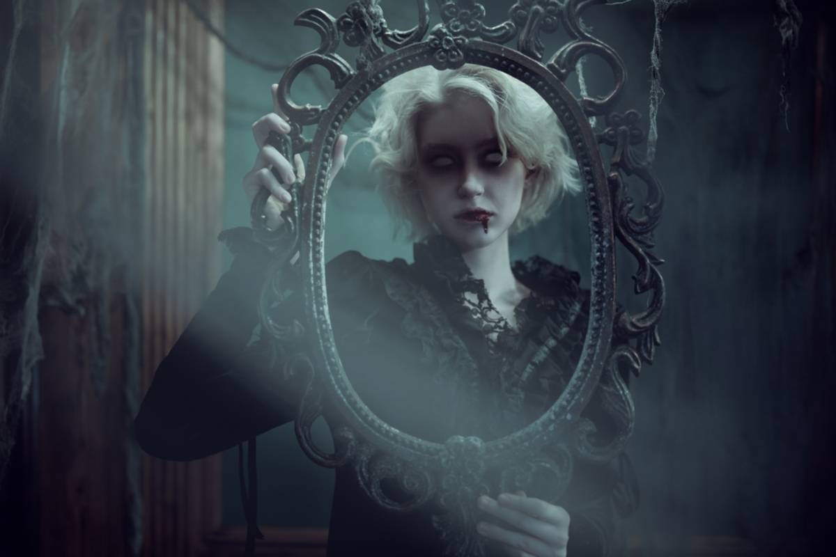 Ghostly face appearing behind a window | Skylum Blog

