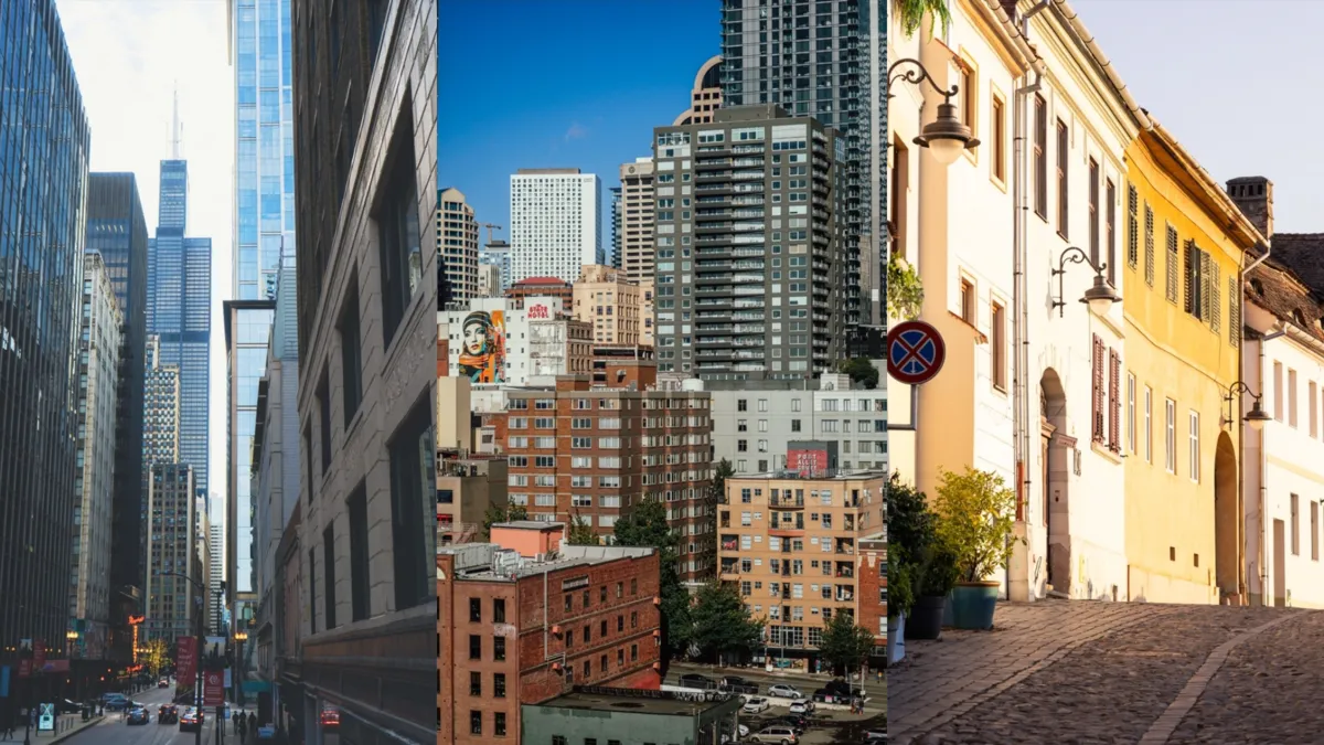 Fotos von Gebäuden in abgestimmten Farbtönen | Skylum Blog