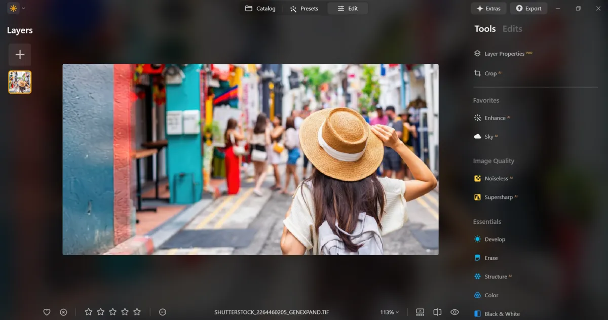 The finished result in Luminar Neo | Skylum Blog