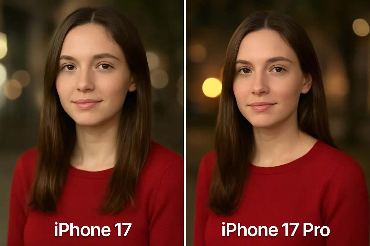 Portrait of a girl for comparison iPhone 17 and 17 pro | Skylum Blog