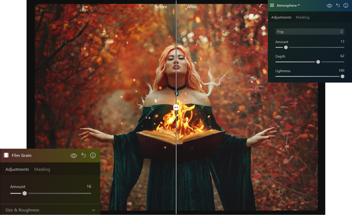 Atmosphere AI and Film Grain in Luminar | Skylum Blog

