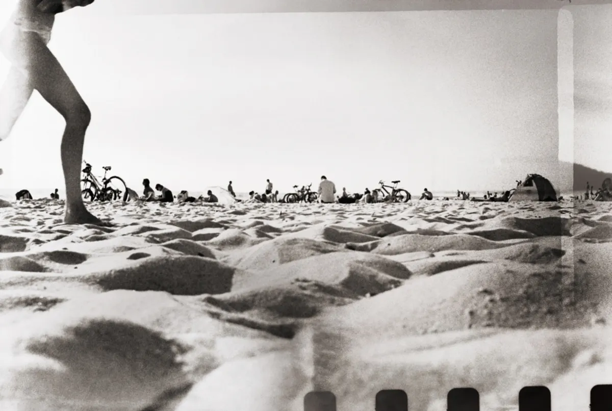 A photo of beach sand with a film effect | Skylum Blog