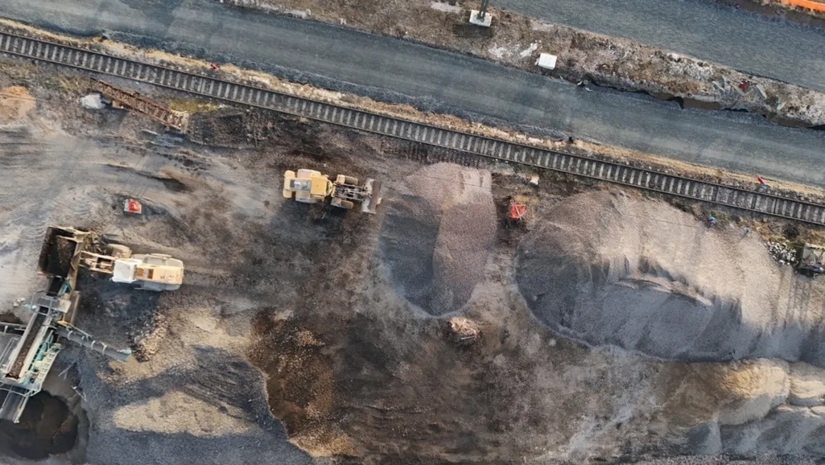 Abstract drone photography of a construction site | Skylum Blog