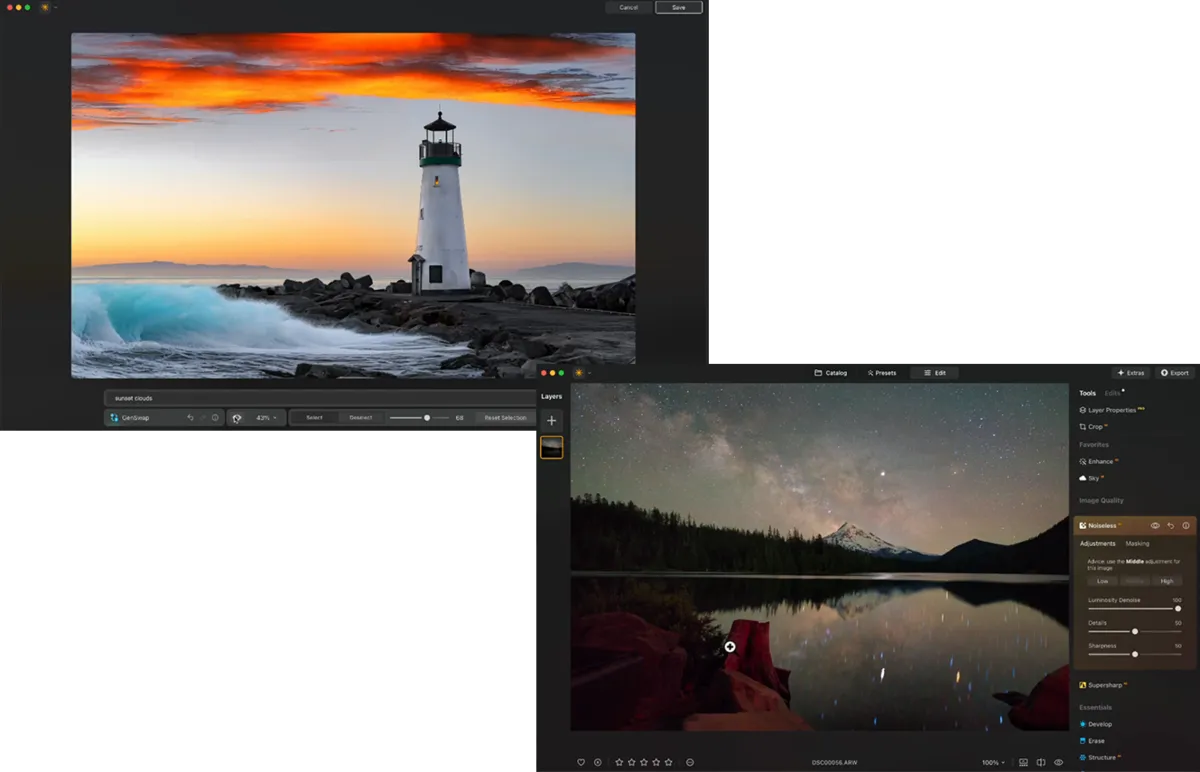 Changing the background and noise reduction in Luminar Neo | Skylum Blog