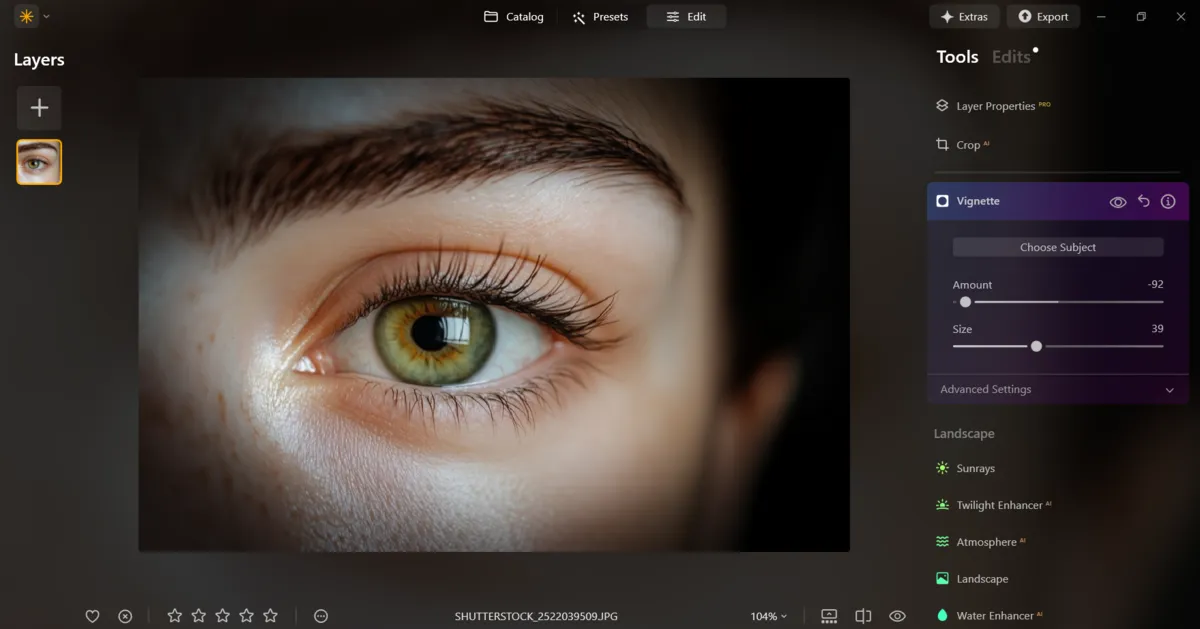 Vignette in Luminar Neo | Skylum Blog