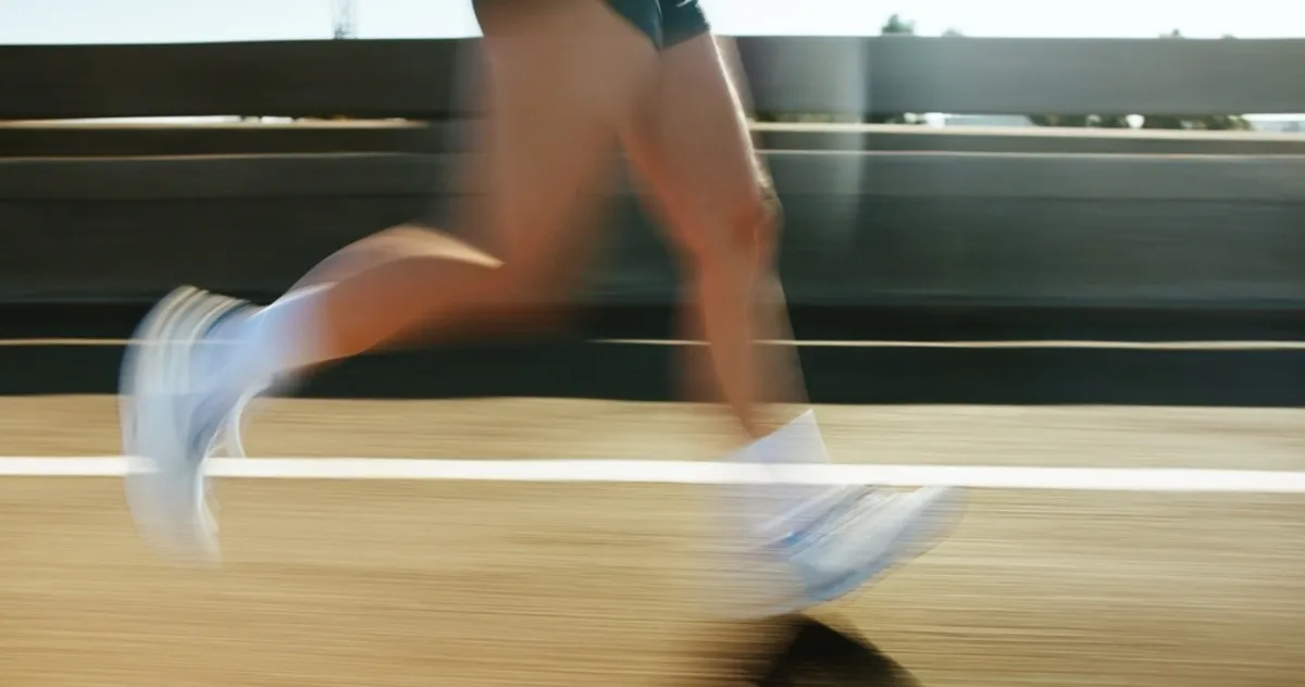 Abstract photo of a runner in motion | Skylum Blog