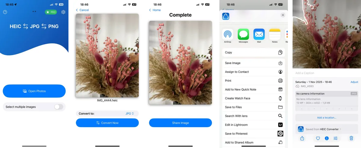 Step-by-step change of HEIC format to JPG on iPhone in  program | Skylum Blog